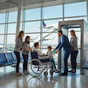 Встреча и проводы лежачего больного в аэропорту